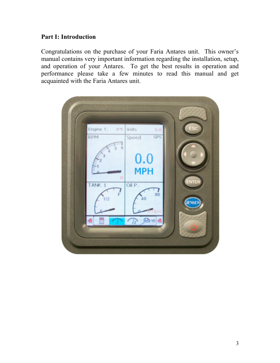 Faria Instruments Antares IS0250a User Manual | Page 5 / 44