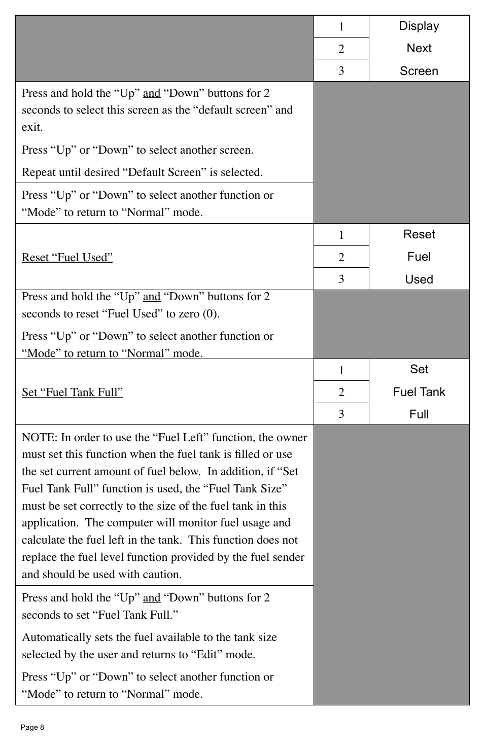 Faria Instruments MG2000 User Manual | Page 12 / 32