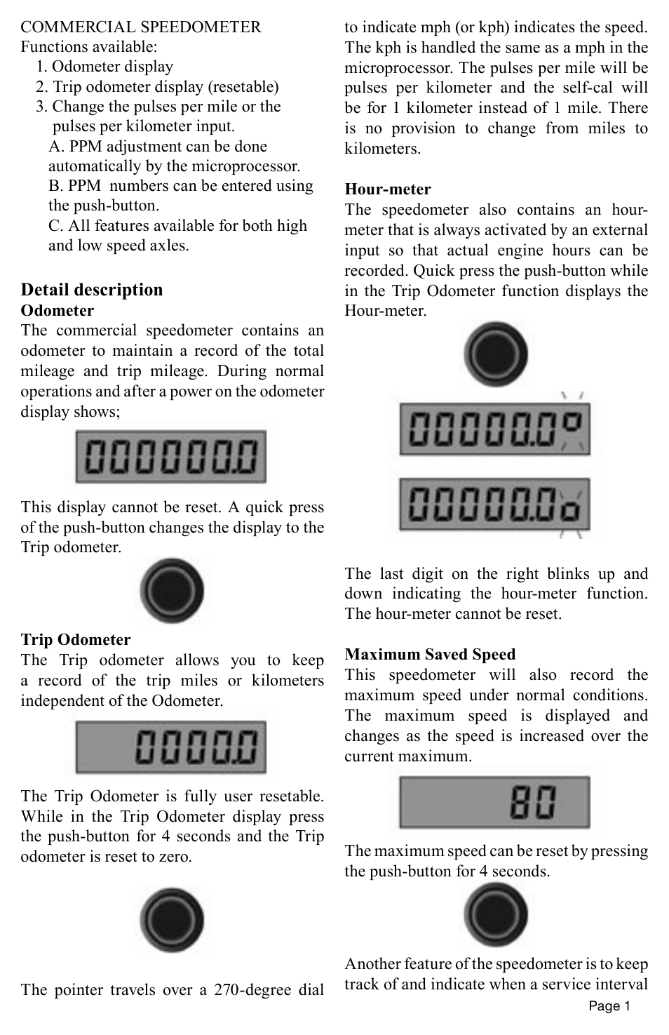 Faria Instruments Performance IS0218 User Manual | Page 3 / 12