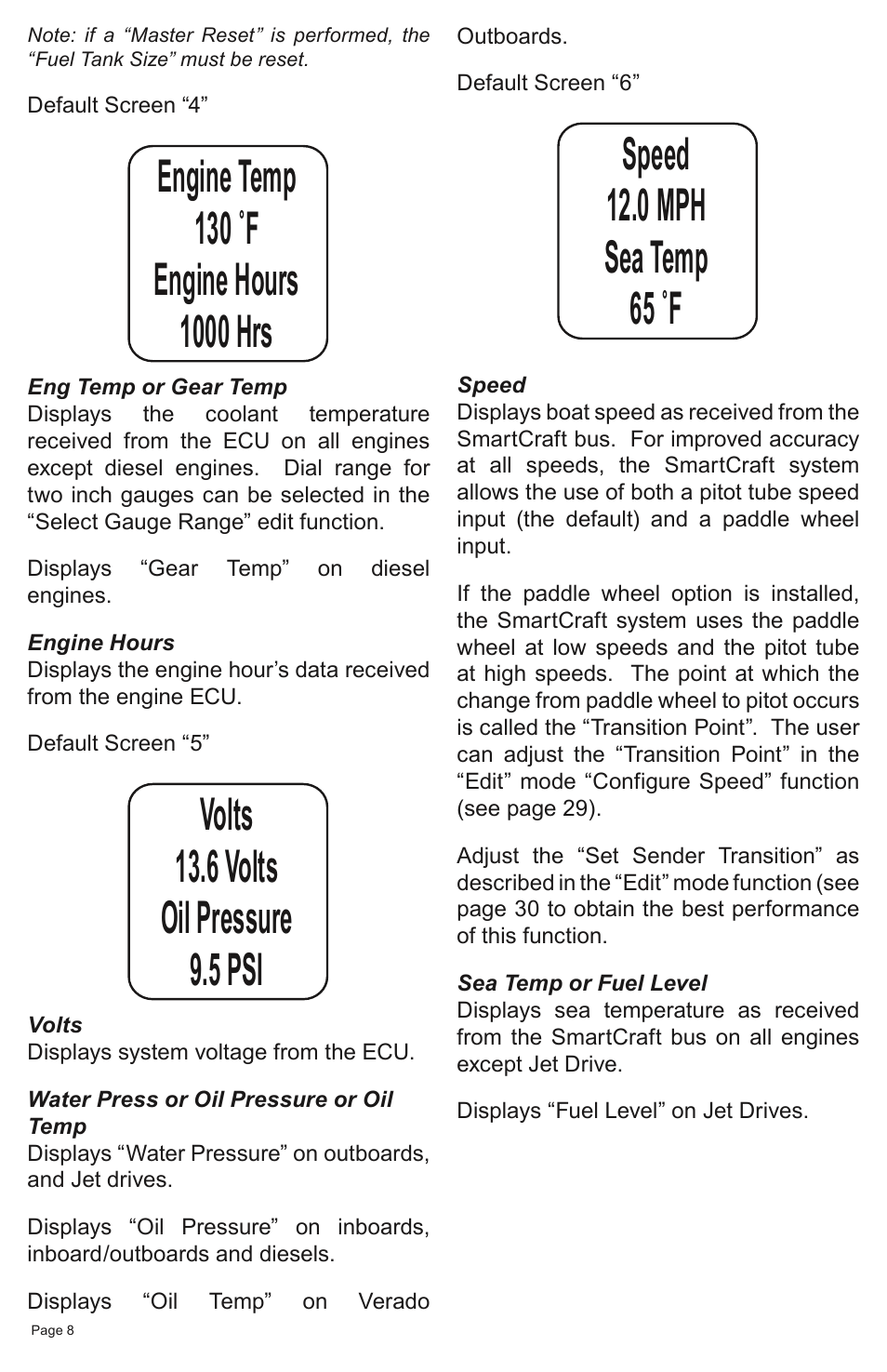 Faria Instruments SMARTCRAFT MG2000 User Manual | Page 14 / 60