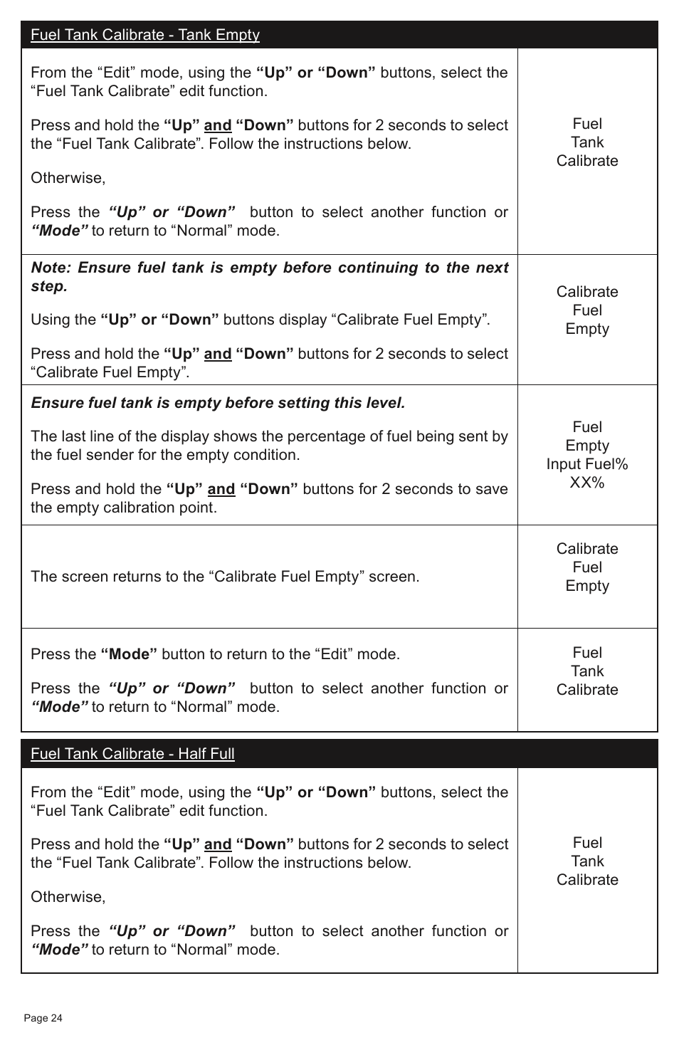 Faria Instruments SMARTCRAFT MG2000 User Manual | Page 30 / 60