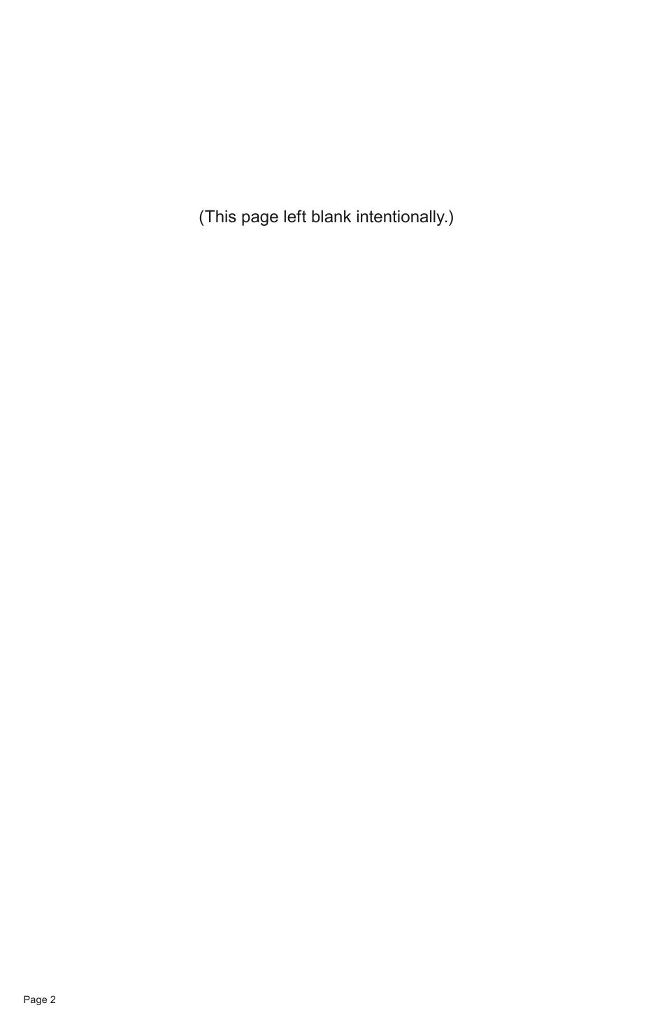 This page left blank intentionally.) | Faria Instruments SMARTCRAFT MG2000 User Manual | Page 8 / 60