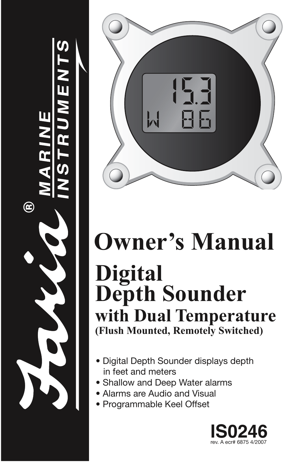 Faria Instruments IS0246 User Manual | 6 pages