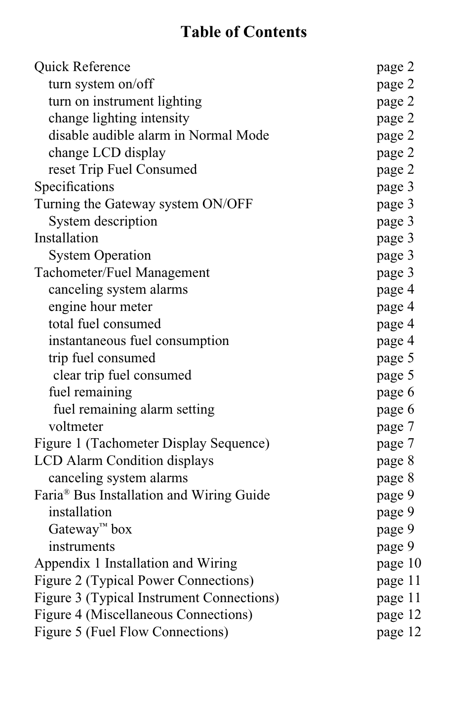 Faria Instruments GW0016 User Manual | Page 2 / 14