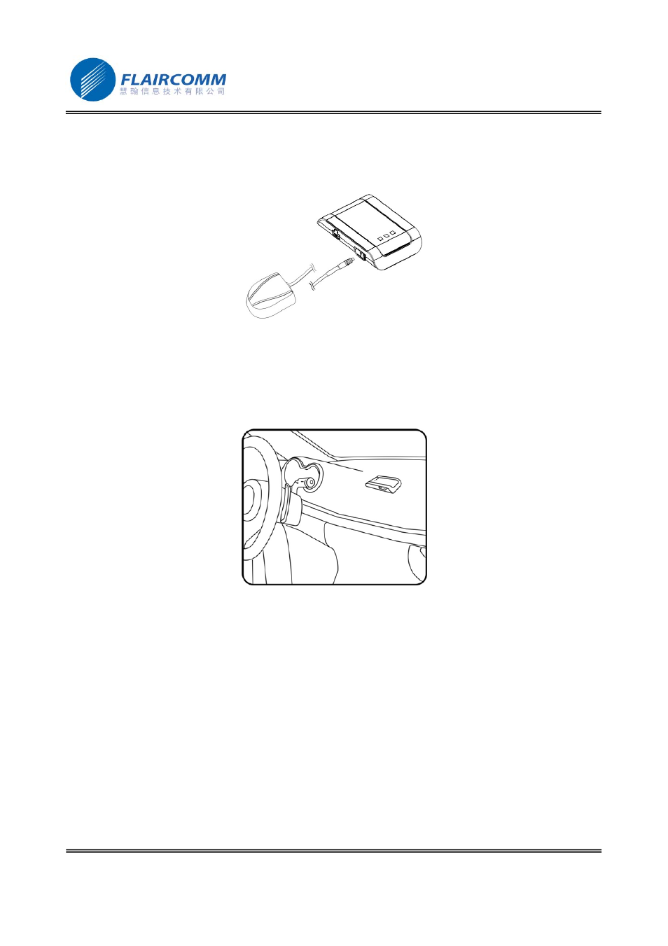 2 connecting an external antenna, 3 placing the receiver, 4 switching the receiver on and off | Flaircomm Technologies GPSBT560 User Manual | Page 9 / 12