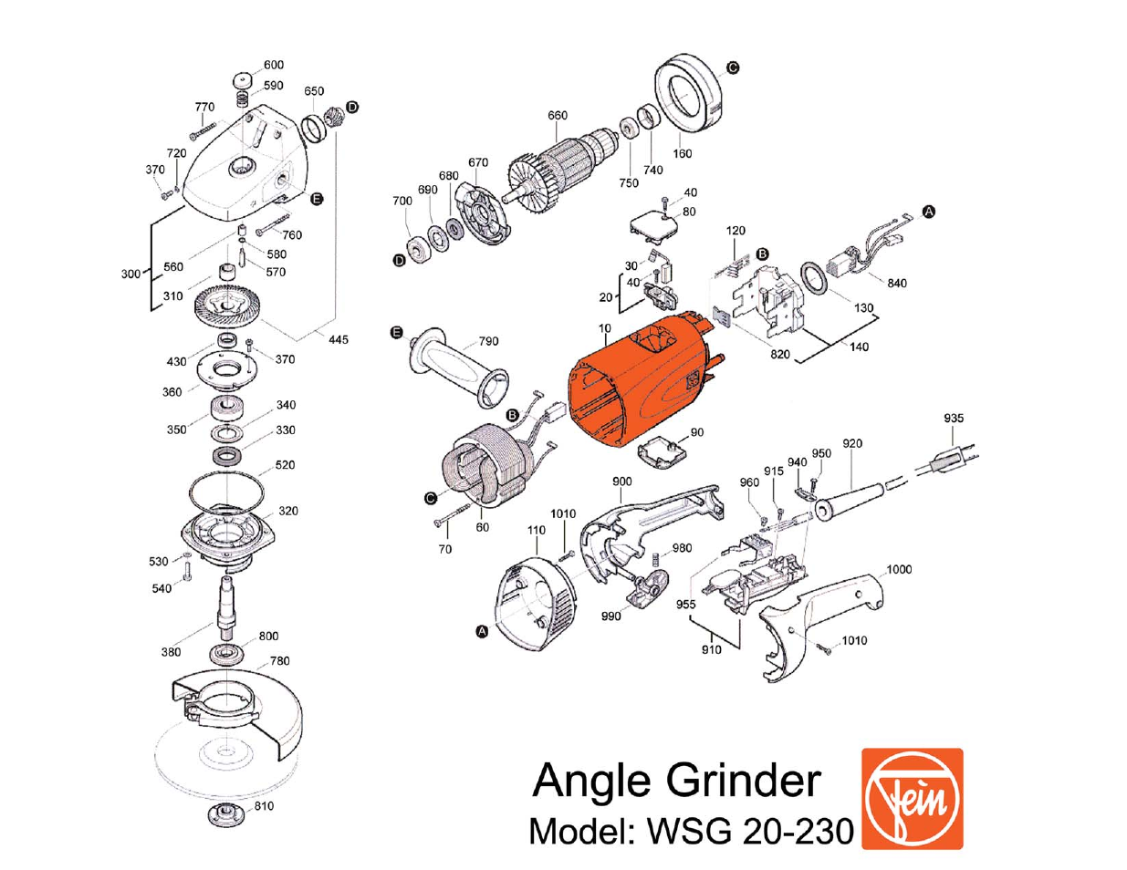 FEIN Power Tools WSG 20-230 User Manual | Page 2 / 3