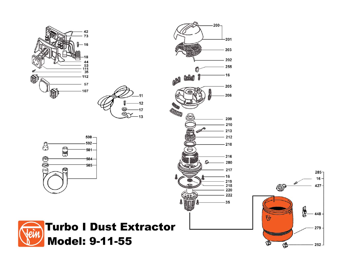 FEIN Power Tools Turbo I Vac 9-11-55 User Manual | Page 2 / 3