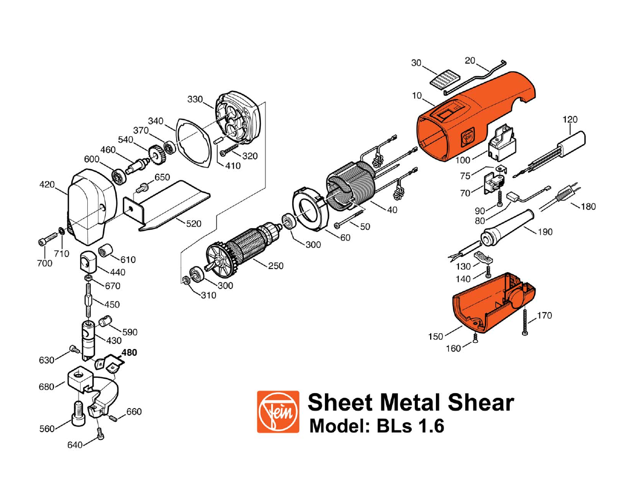 FEIN Power Tools Sheet Metal Shear BLs 1.6 User Manual | Page 2 / 3