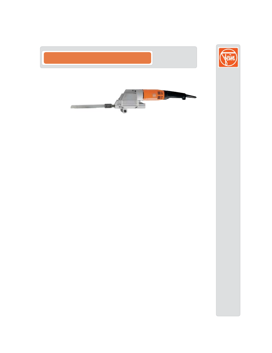 FEIN Power Tools AStx649 User Manual | 4 pages