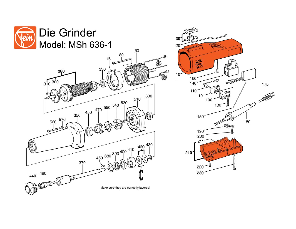 FEIN Power Tools MSh 636-1 User Manual | Page 2 / 3
