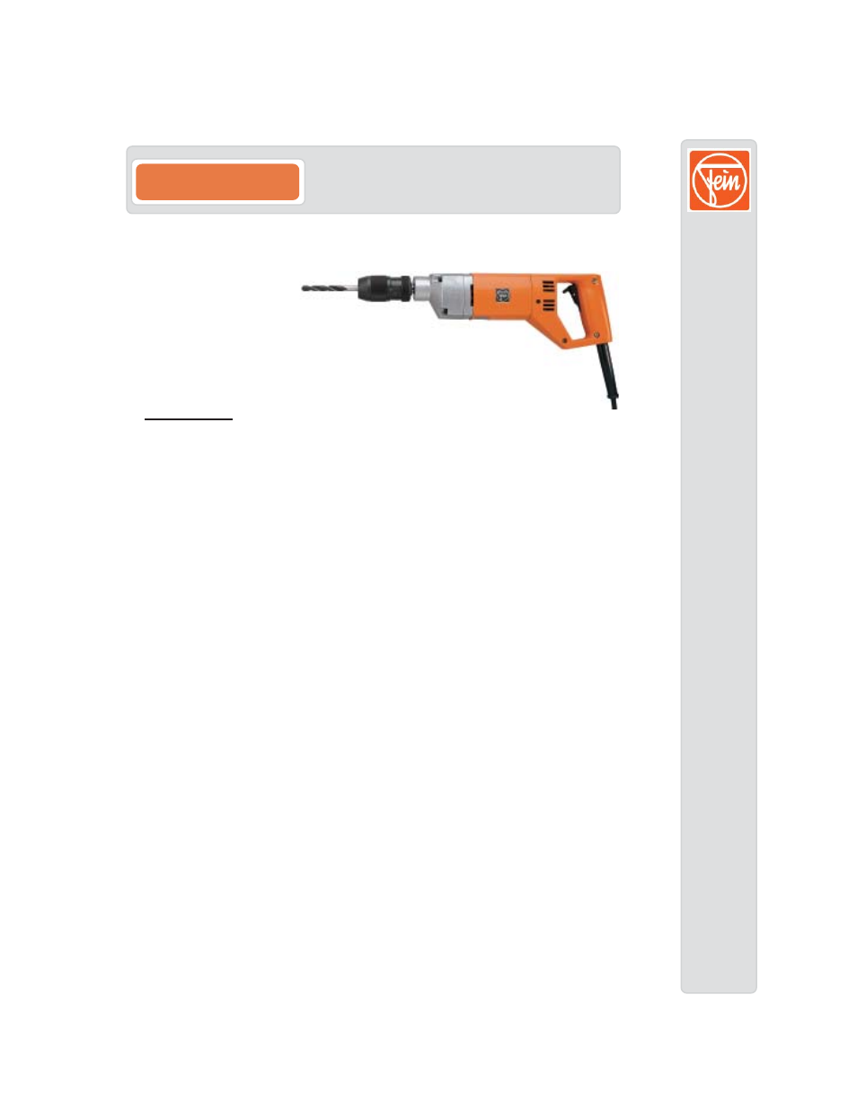 FEIN Power Tools ASze 648a User Manual | 3 pages