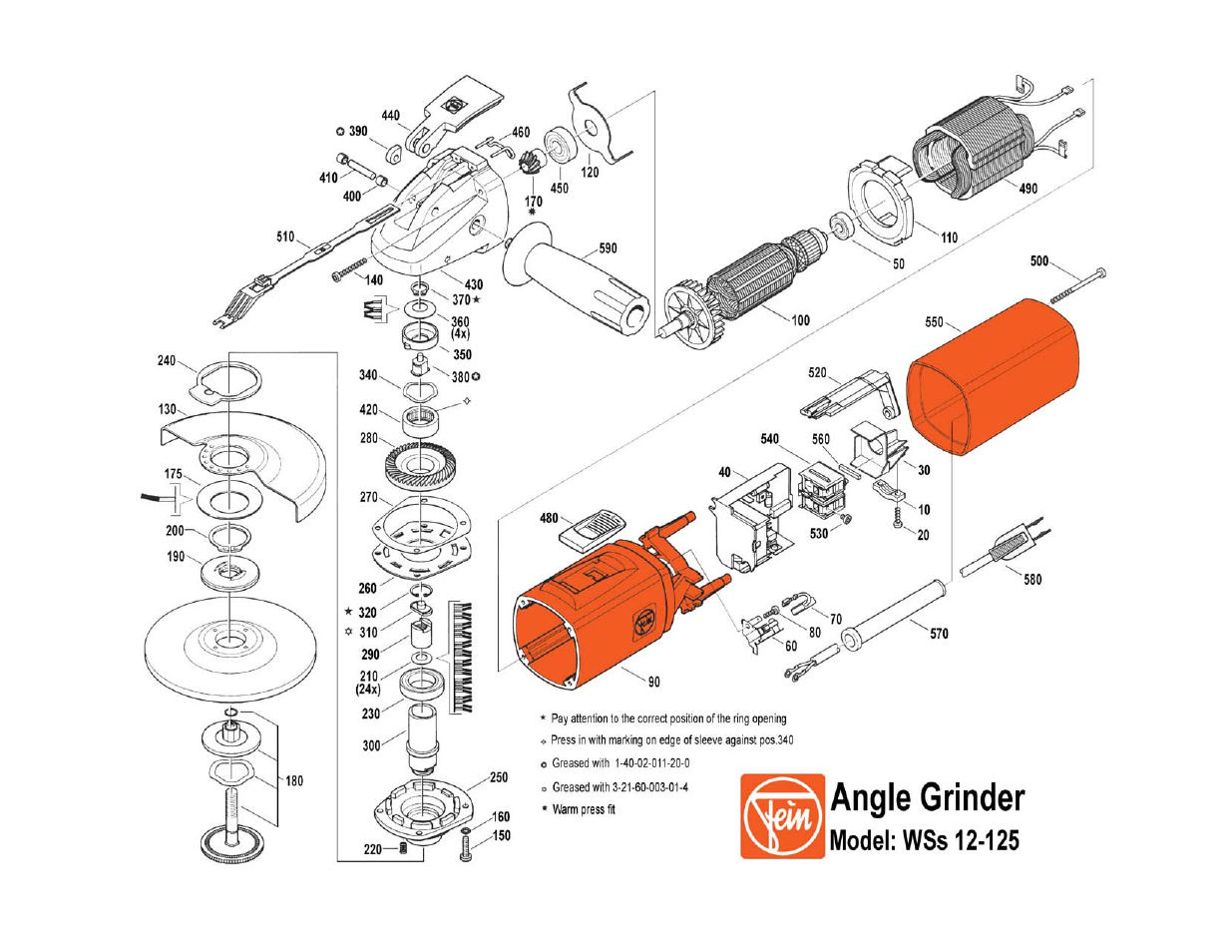 FEIN Power Tools WSs 12-125 User Manual | Page 2 / 4