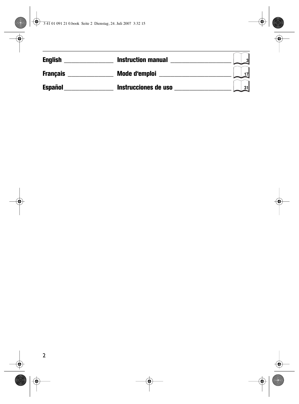 FEIN Power Tools FMM 250 User Manual | Page 2 / 44