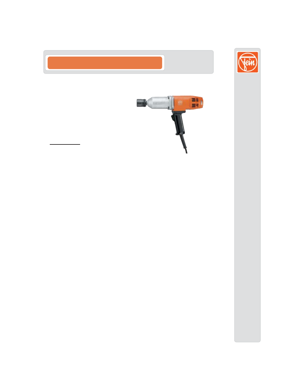 FEIN Power Tools ASB 647-1 User Manual | 3 pages