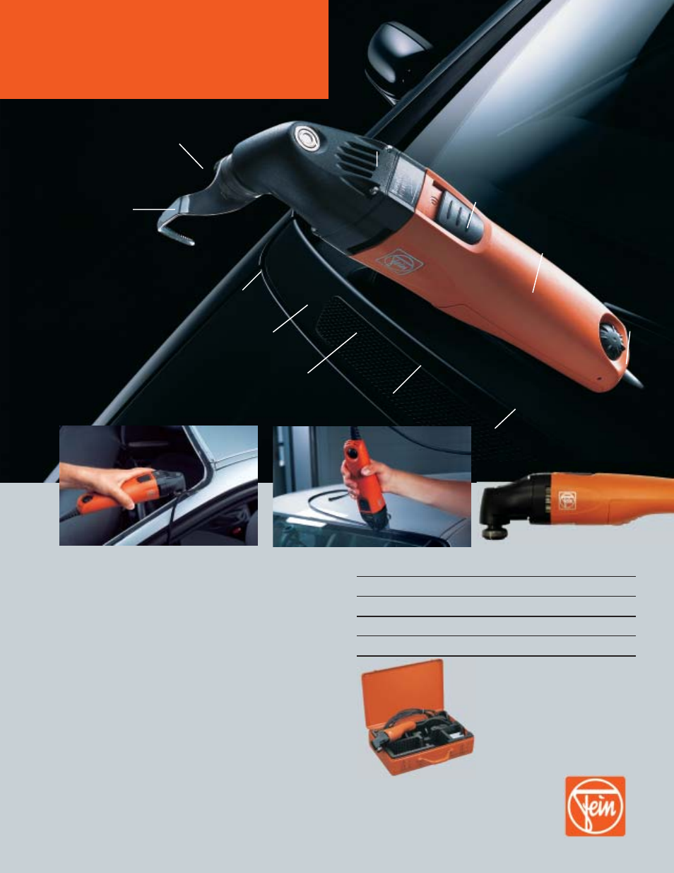 FEIN Power Tools Special Cutter FSC 1.6 User Manual | 1 page