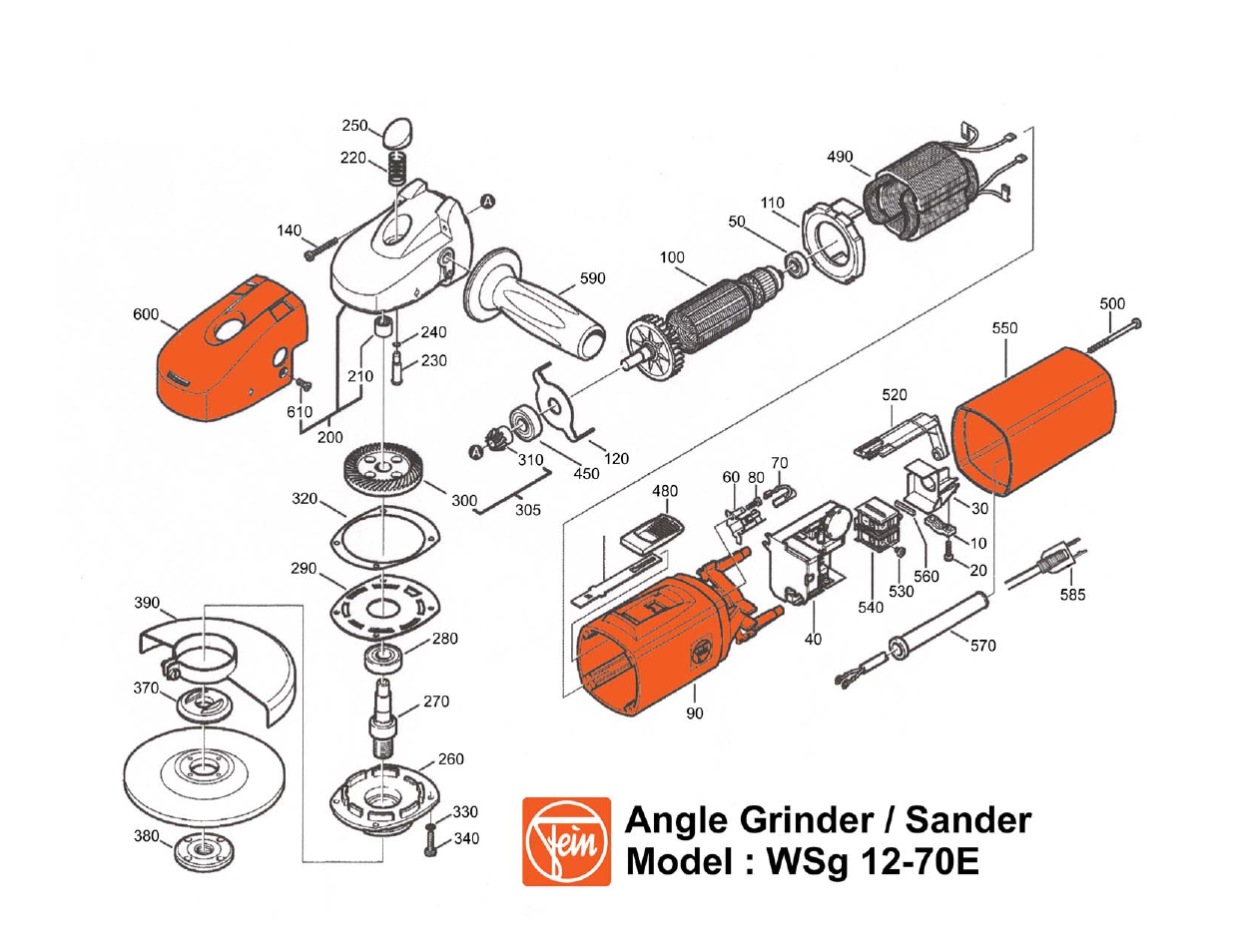 FEIN Power Tools WSG 12-70E User Manual | Page 2 / 3