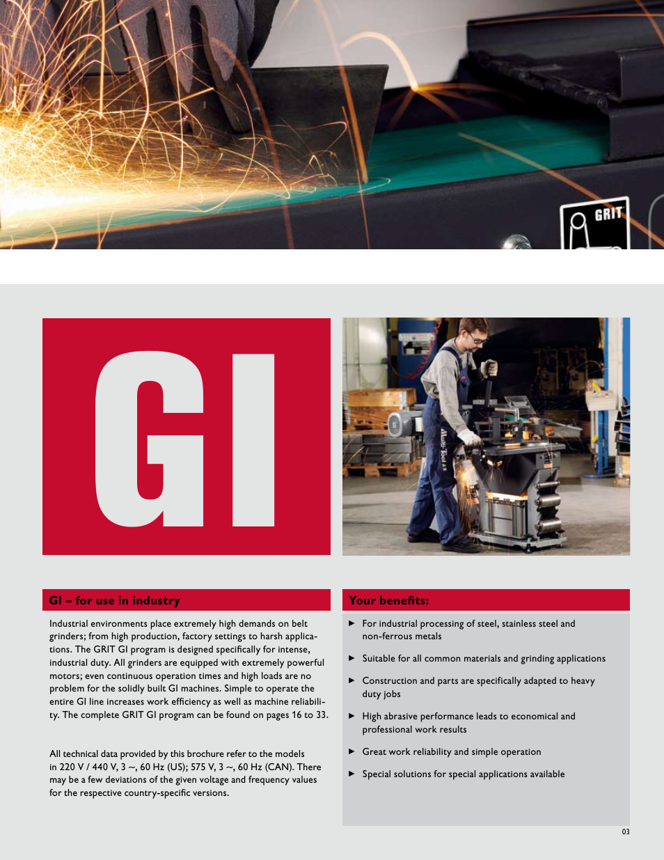 FEIN Power Tools GRIT Belt Grinder User Manual | Page 3 / 34