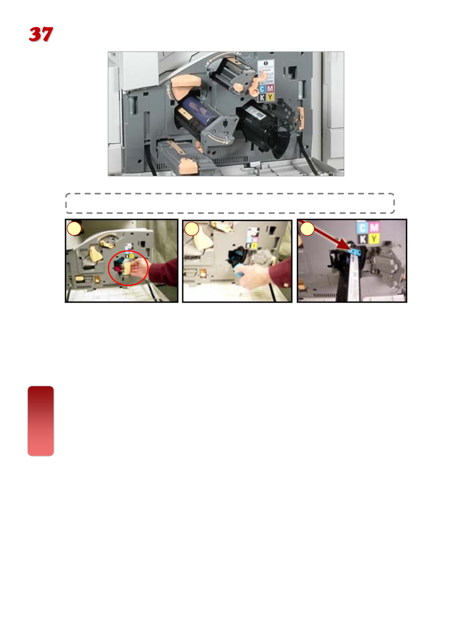 Replacing consumables | Fuji Labs DOCUCENTRE-II C3000 User Manual | Page 38 / 44