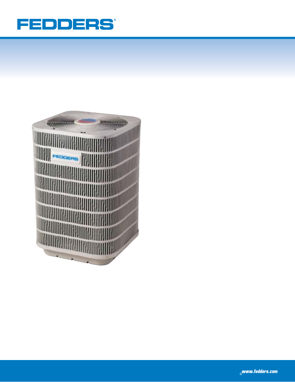 Fedders CH1042CBD1VF User Manual | 4 pages