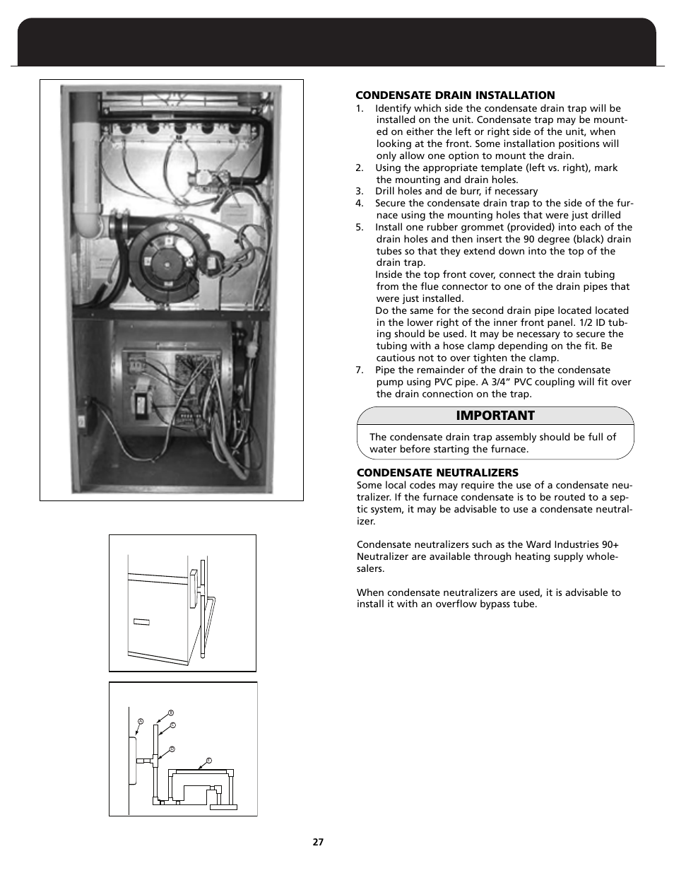 Important | Fedders FV95A090 User Manual | Page 29 / 50