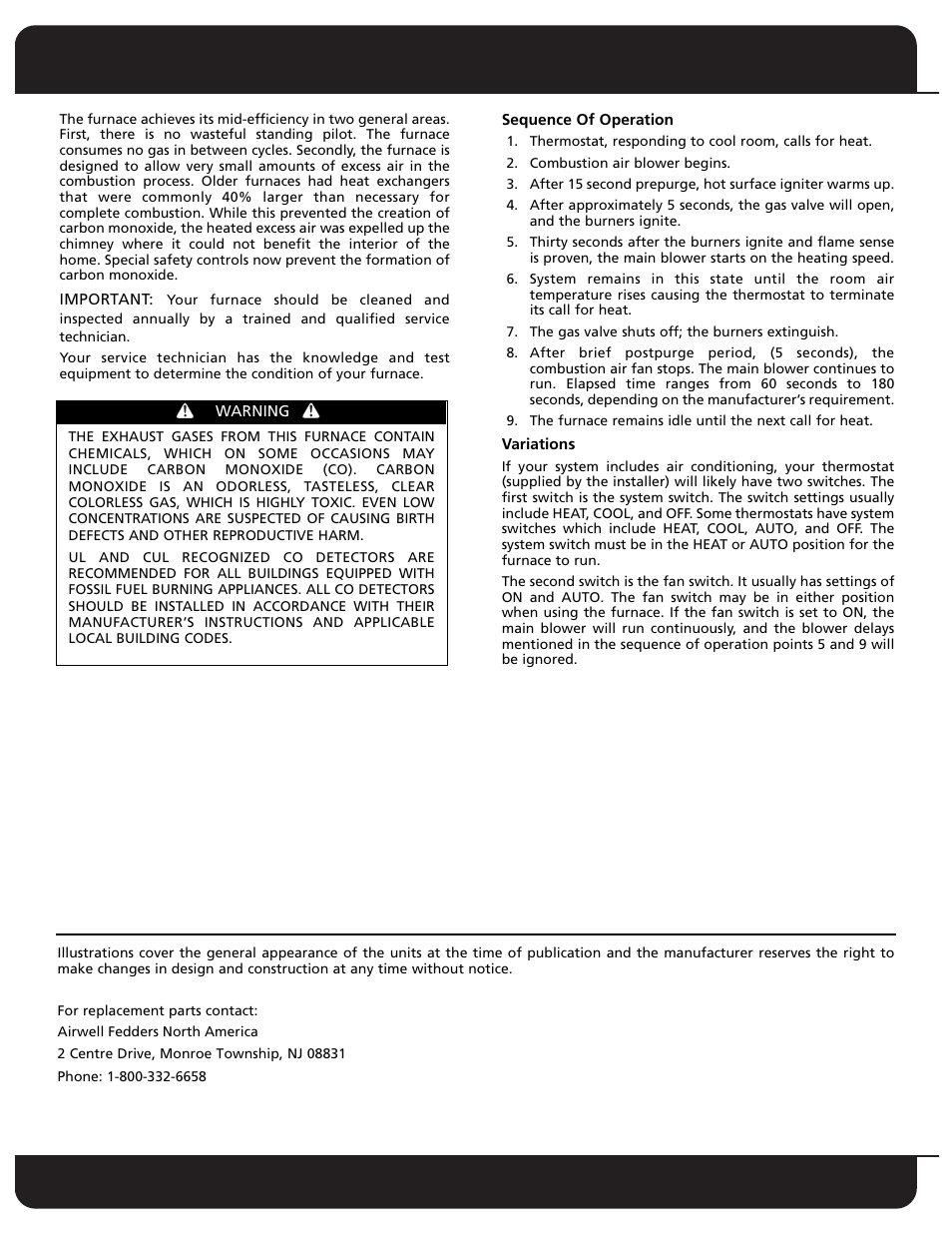 Fedders FV95A090 User Manual | Page 50 / 50