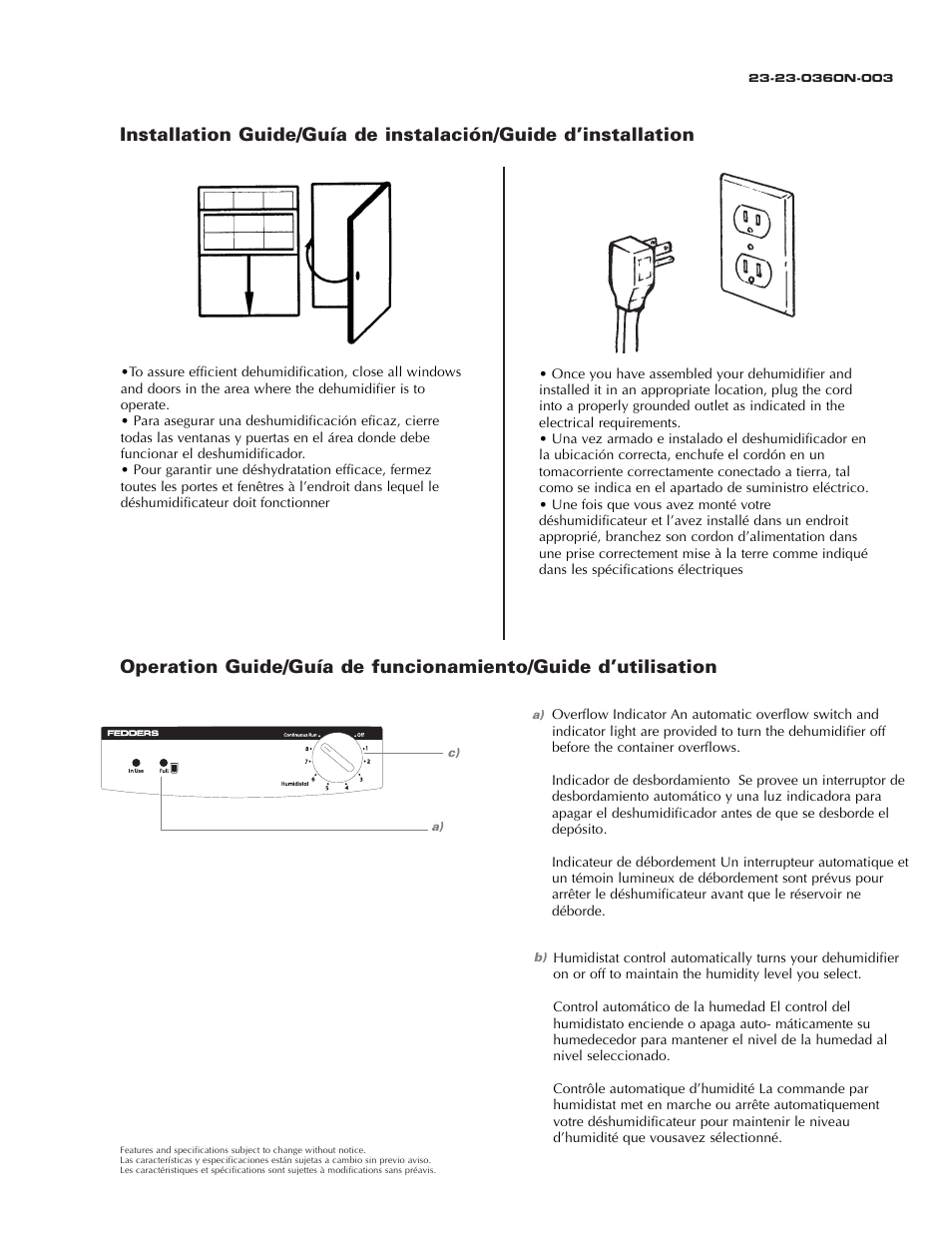 Fedders A3DH30B2A User Manual | Page 16 / 16