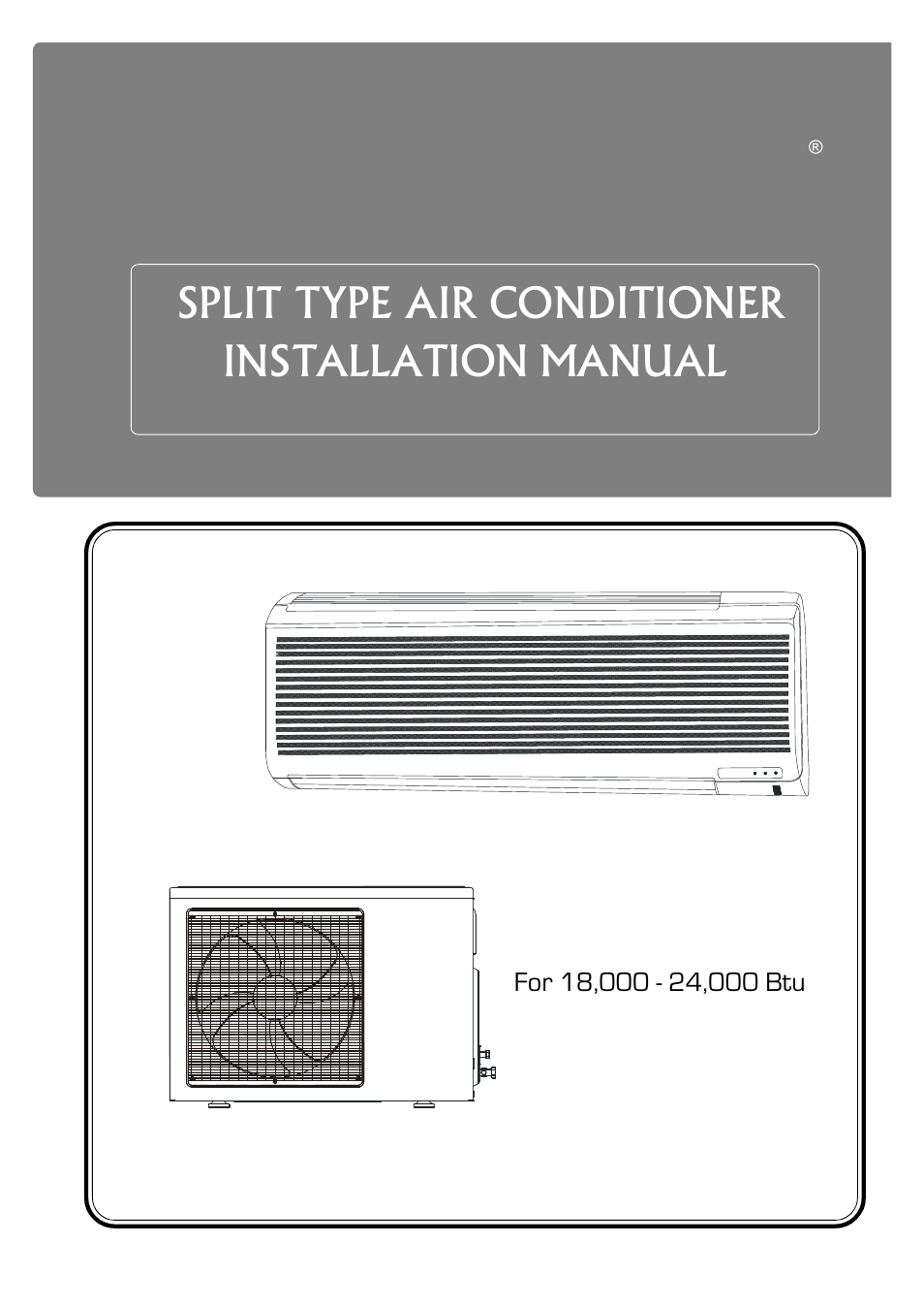 Split type air conditioner installation manual | Fedders R407C User Manual | Page 21 / 75