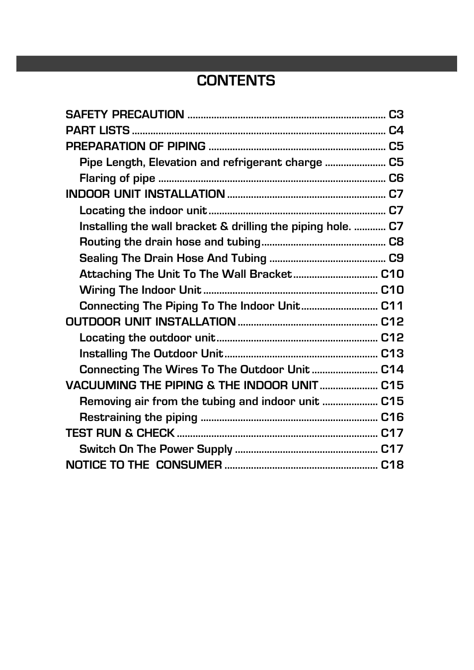 Fedders R407C User Manual | Page 22 / 75