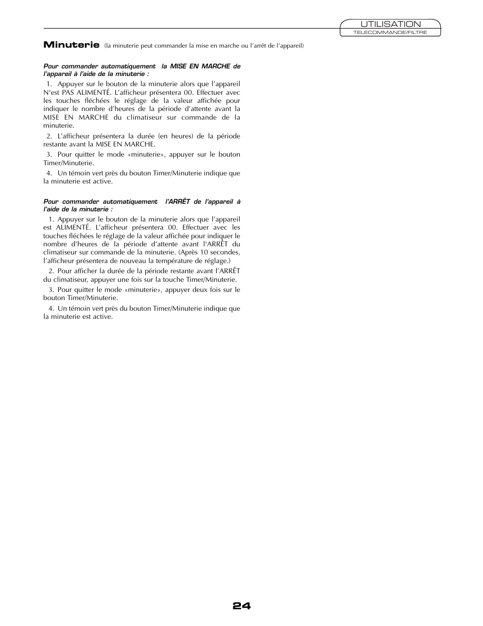 Fedders AEY08F2B User Manual | Page 24 / 28