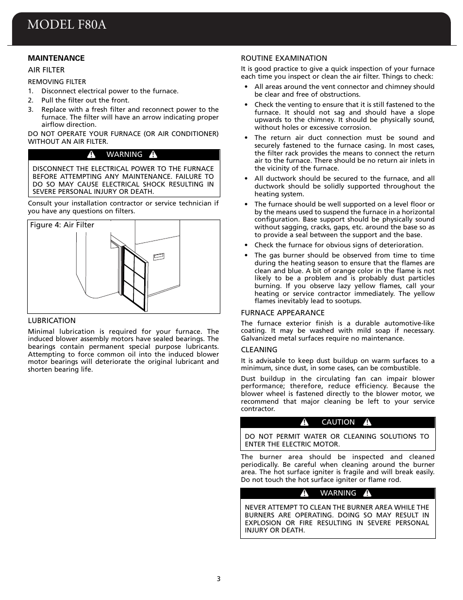 Model f80a | Fedders F80A User Manual | Page 30 / 32