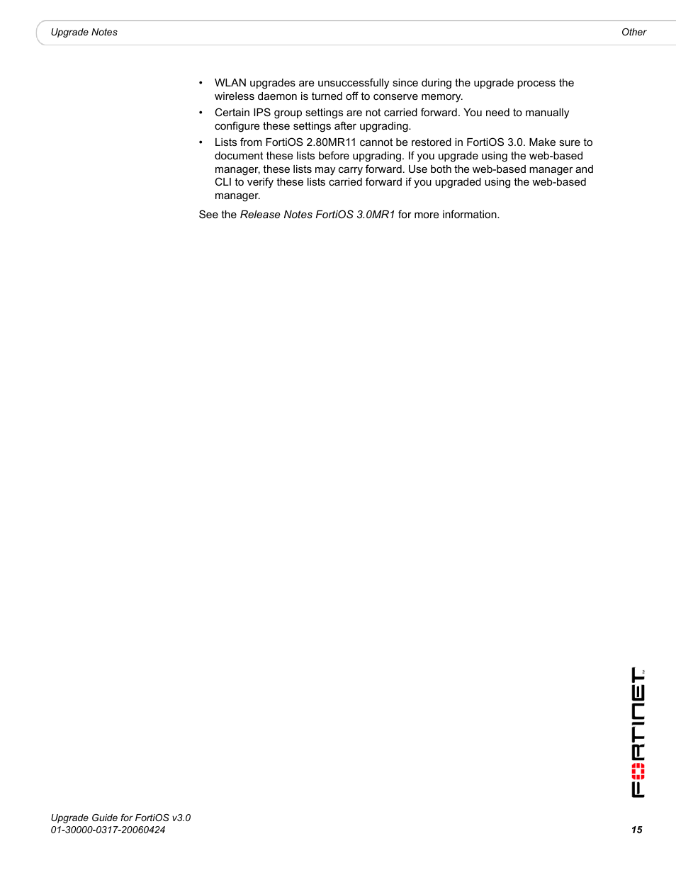 Fortinet FortiOS 3.0 User Manual | Page 15 / 46