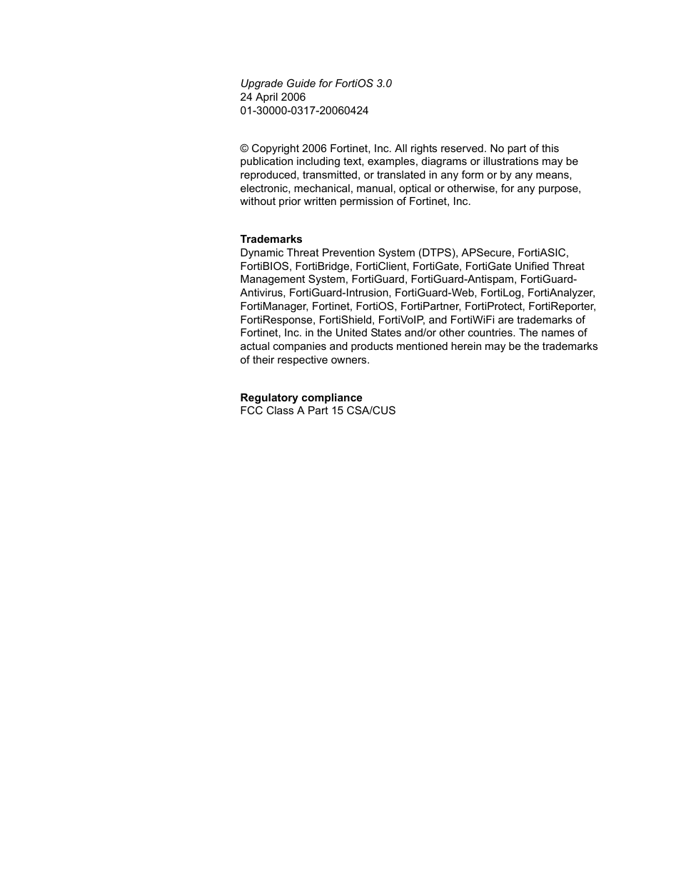 Fortinet FortiOS 3.0 User Manual | Page 2 / 46