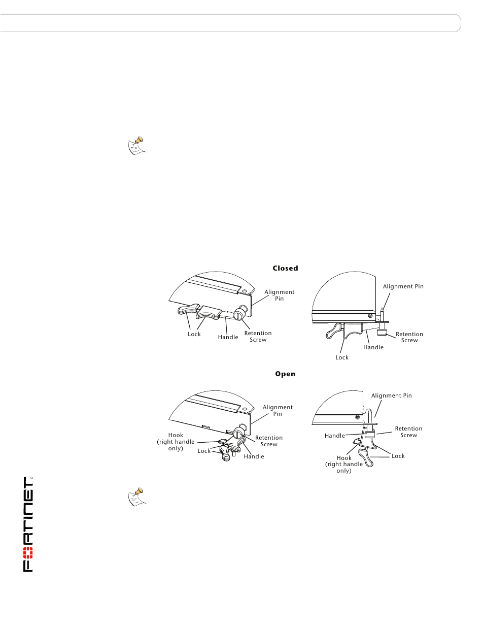 Fortigate-5001a mounting components | Fortinet FortiGate 5001A-SW User Manual | Page 14 / 40