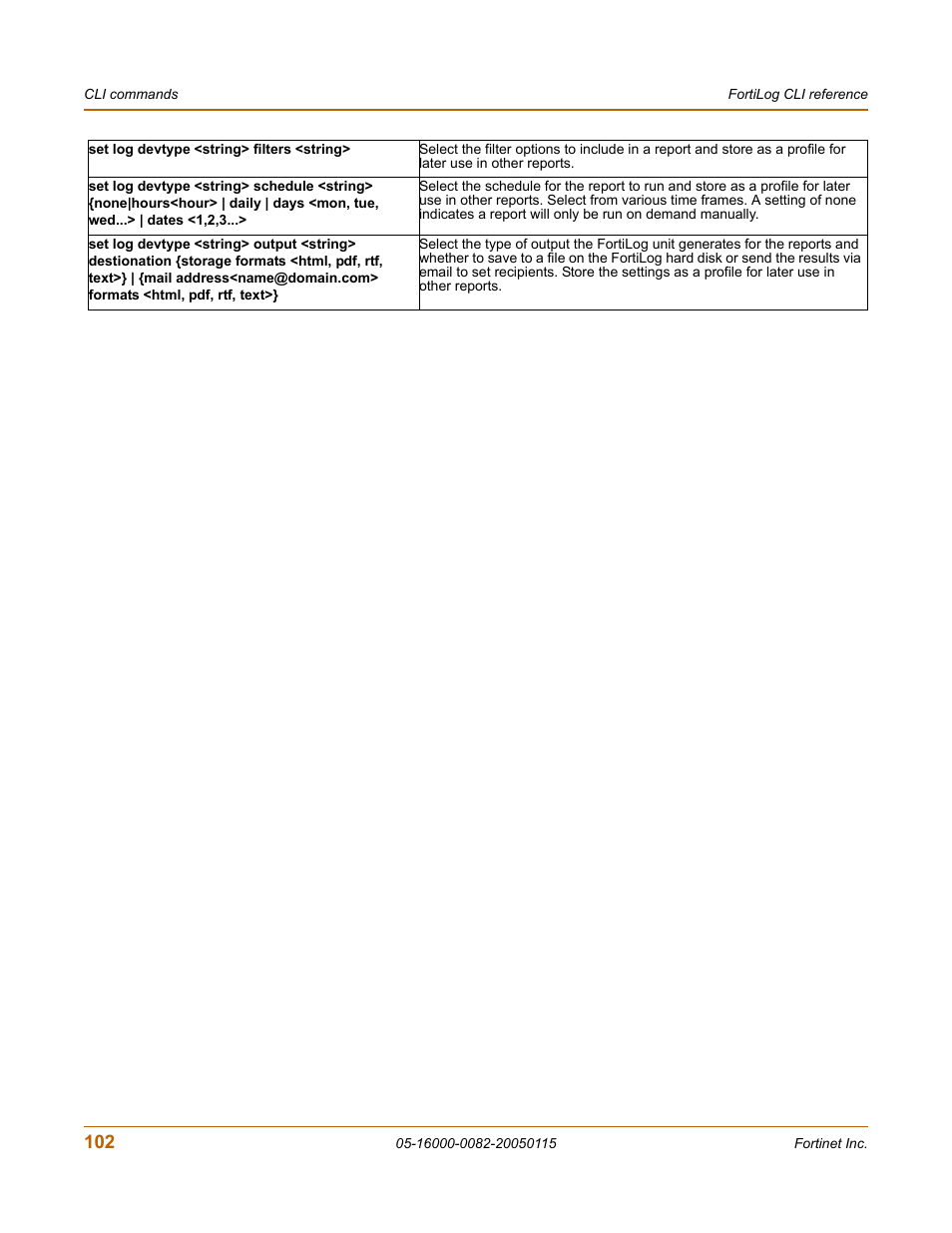 Fortinet FortiLog-400 User Manual | Page 102 / 124