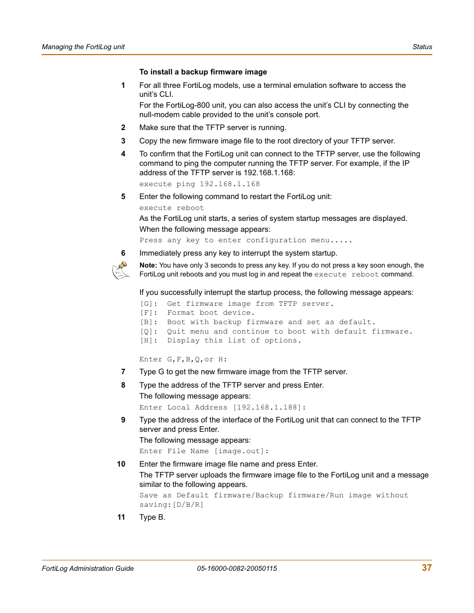 Fortinet FortiLog-400 User Manual | Page 37 / 124
