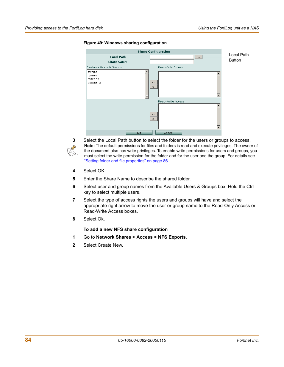 Fortinet FortiLog-400 User Manual | Page 84 / 124