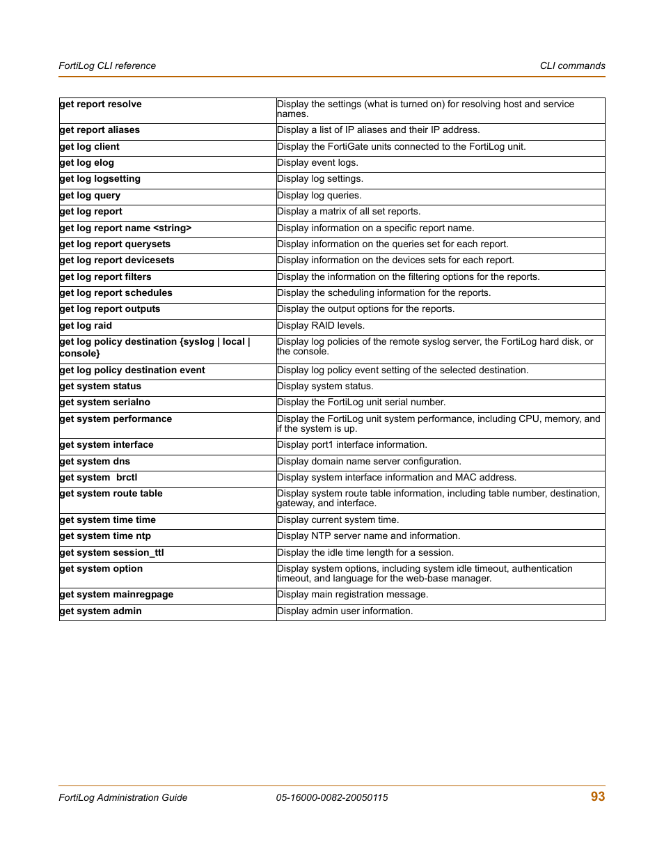 Fortinet FortiLog-400 User Manual | Page 93 / 124