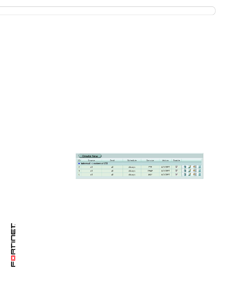 Enabling probes | Fortinet Version 3.0 User Manual | Page 38 / 88