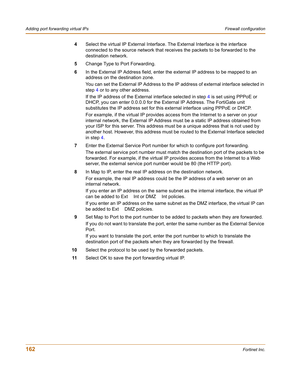 Fortinet FortiGate 100 User Manual | Page 162 / 272