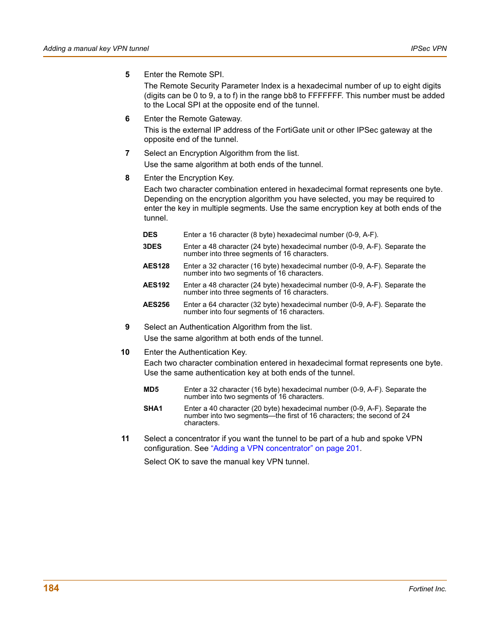 Fortinet FortiGate 100 User Manual | Page 184 / 272