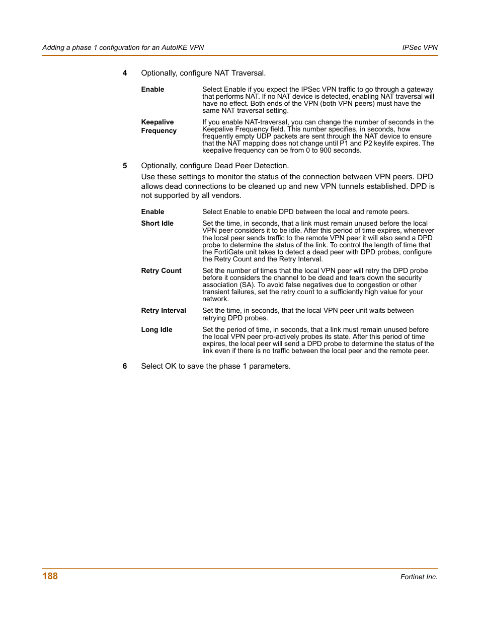 Fortinet FortiGate 100 User Manual | Page 188 / 272