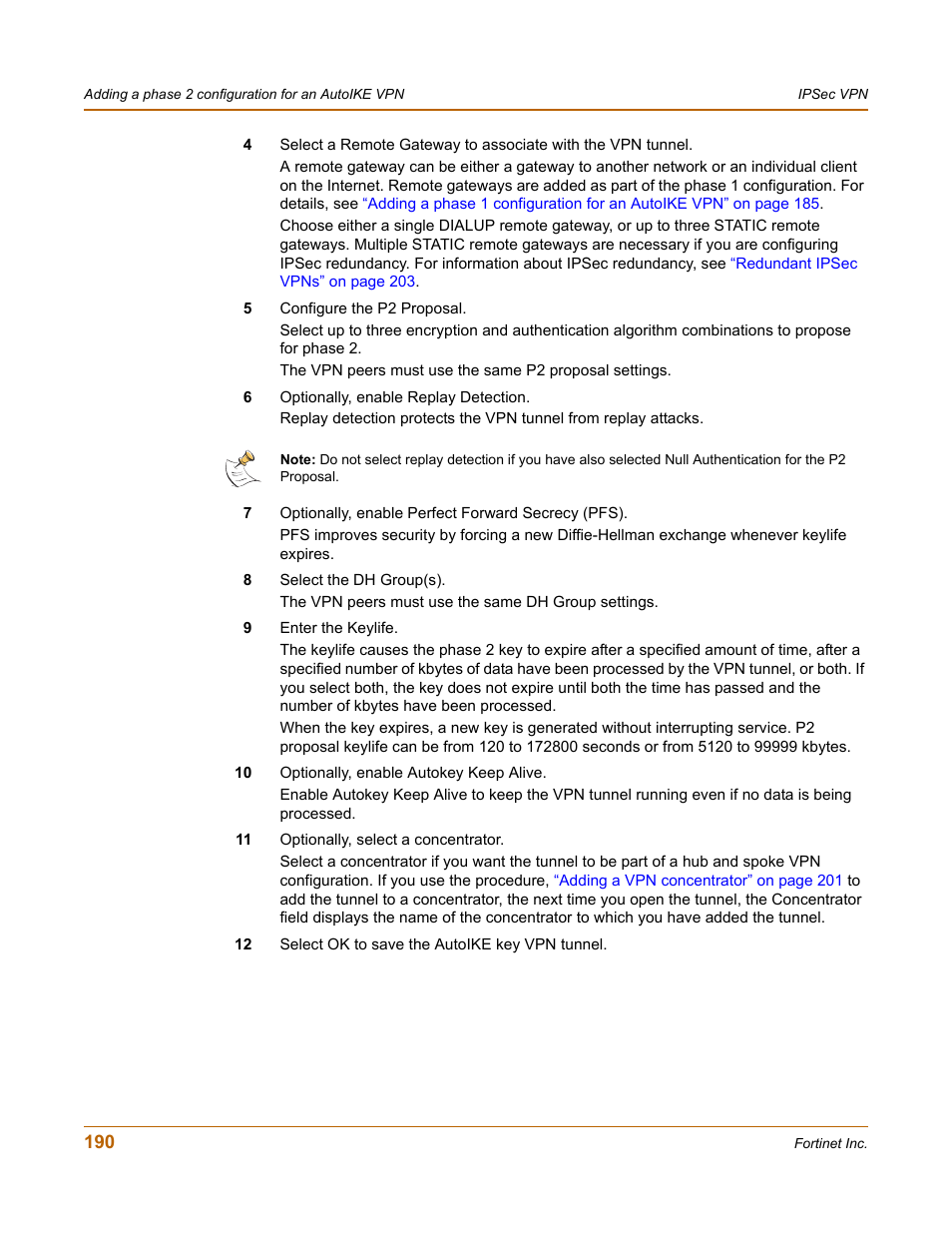 Fortinet FortiGate 100 User Manual | Page 190 / 272