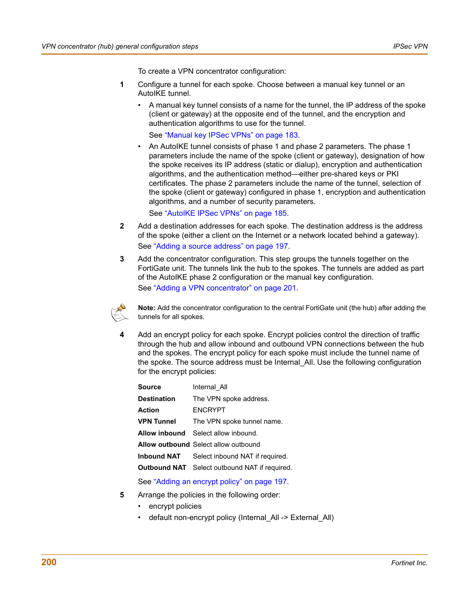 Fortinet FortiGate 100 User Manual | Page 200 / 272