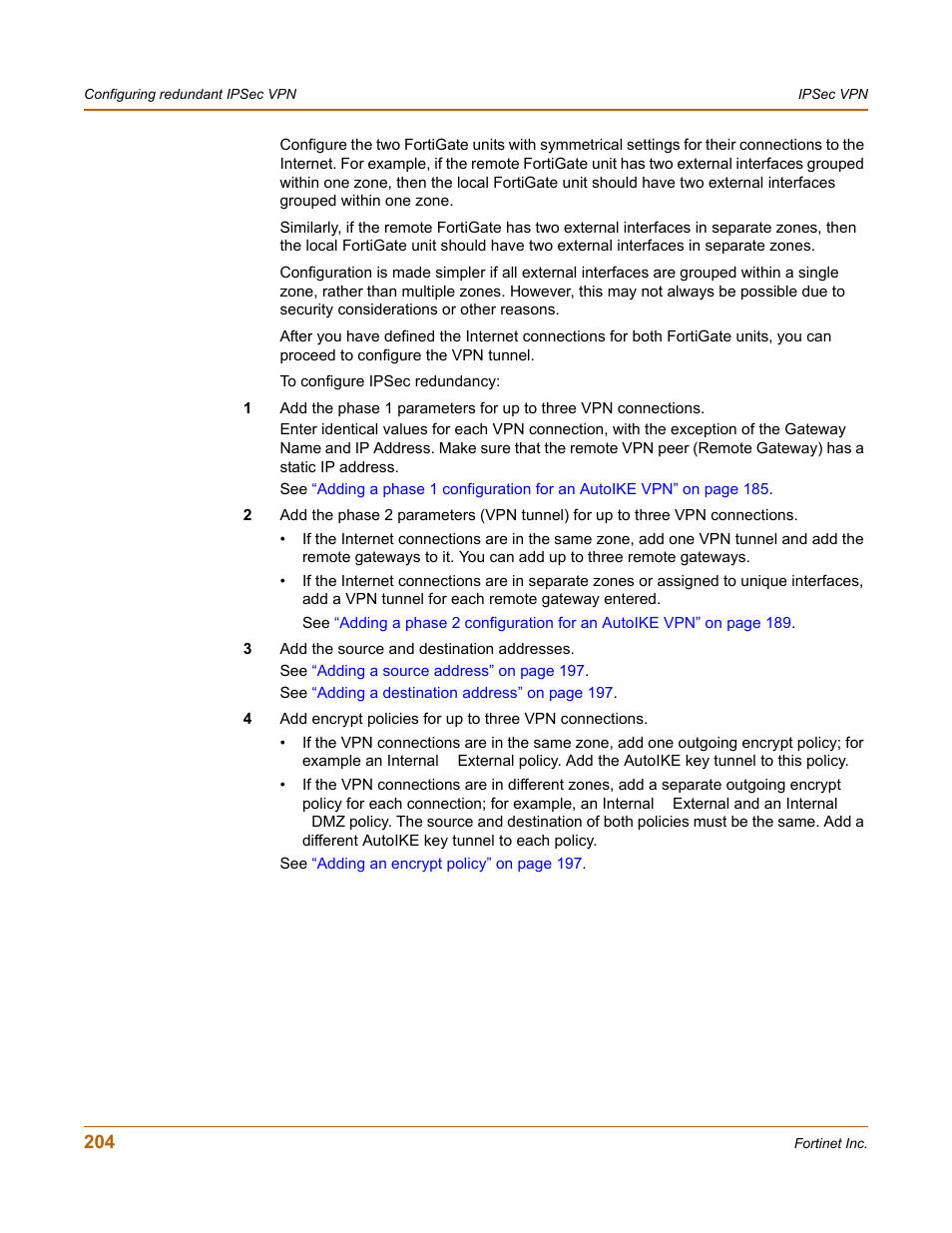 Fortinet FortiGate 100 User Manual | Page 204 / 272