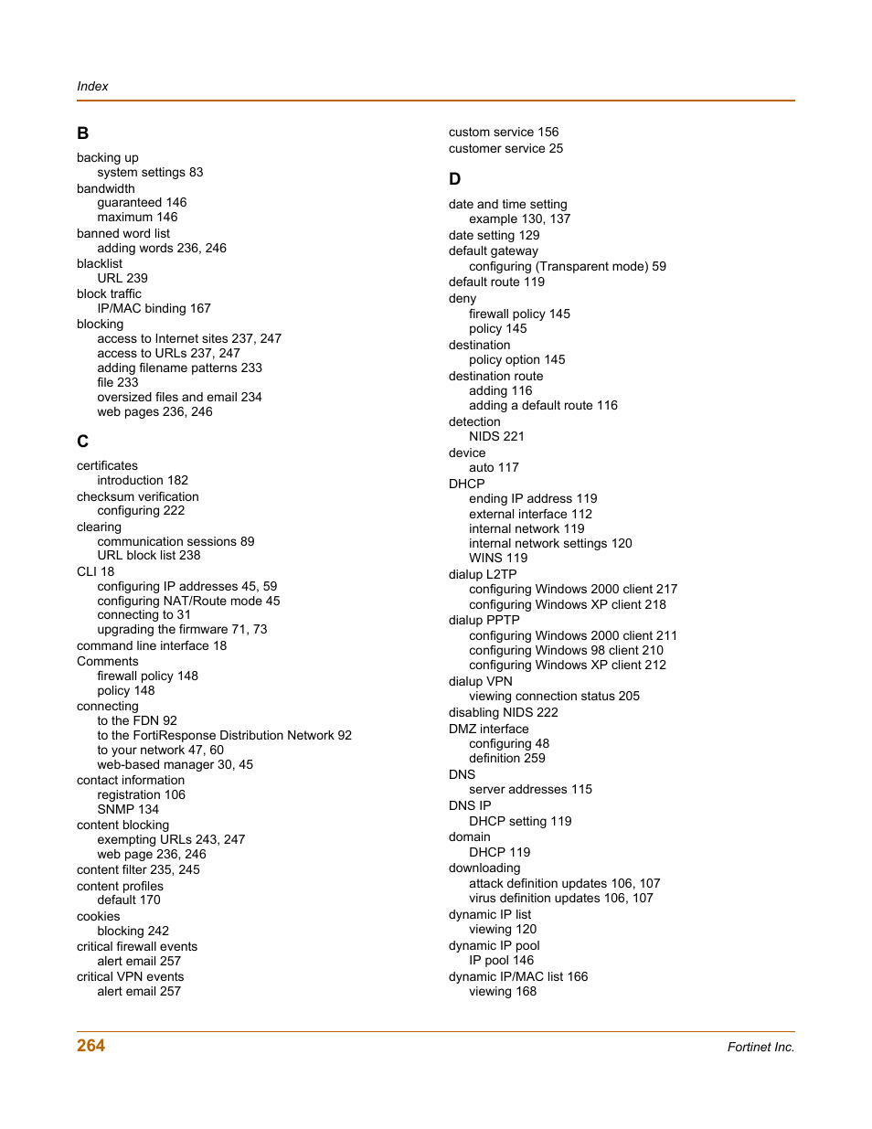 Fortinet FortiGate 100 User Manual | Page 264 / 272