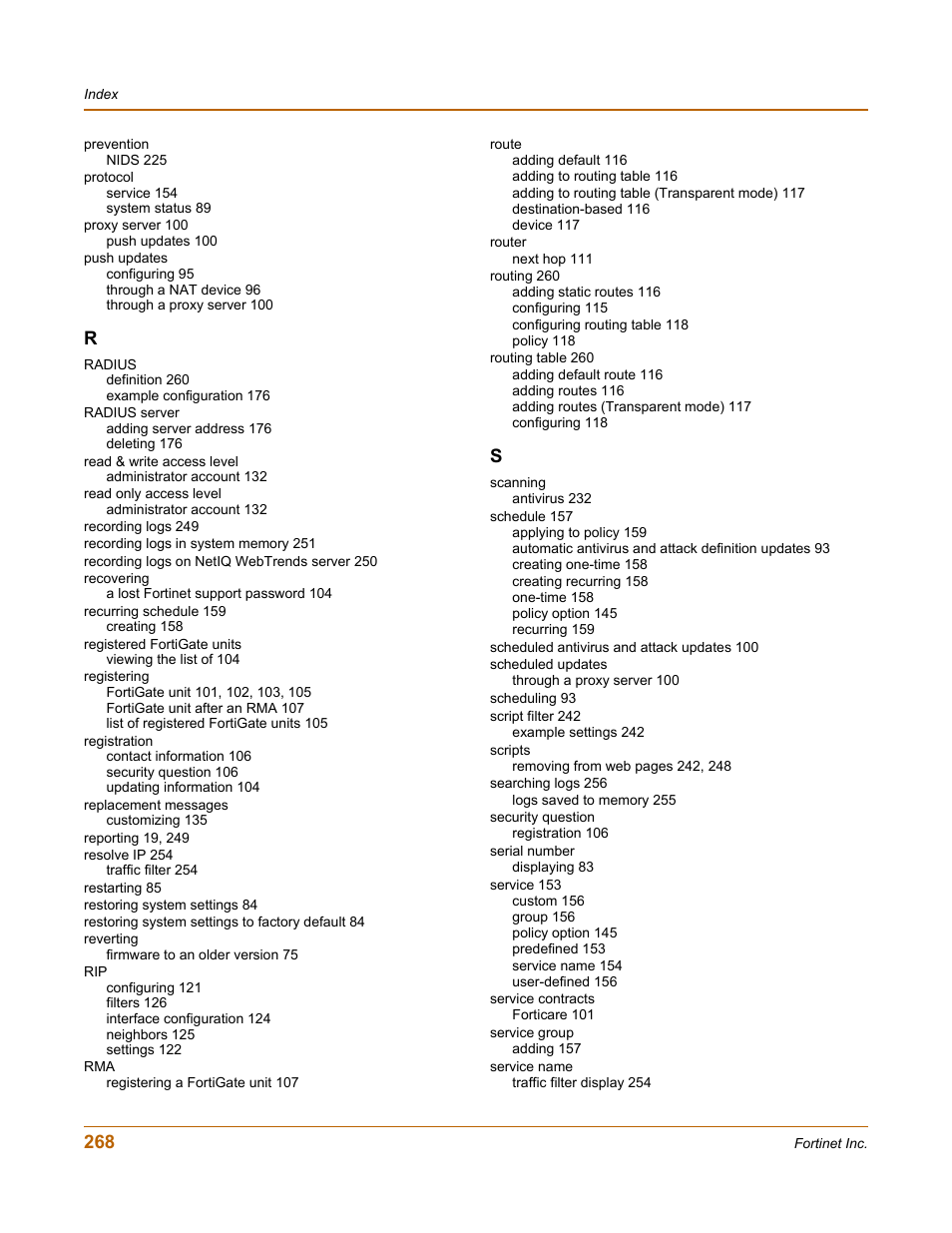 Fortinet FortiGate 100 User Manual | Page 268 / 272