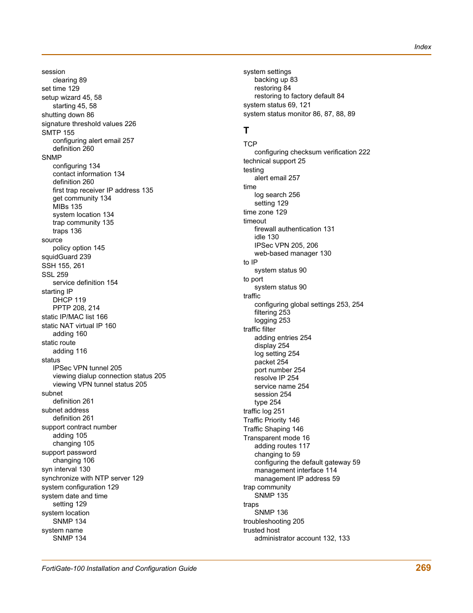 Fortinet FortiGate 100 User Manual | Page 269 / 272