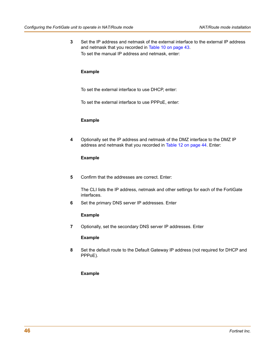 Fortinet FortiGate 100 User Manual | Page 46 / 272