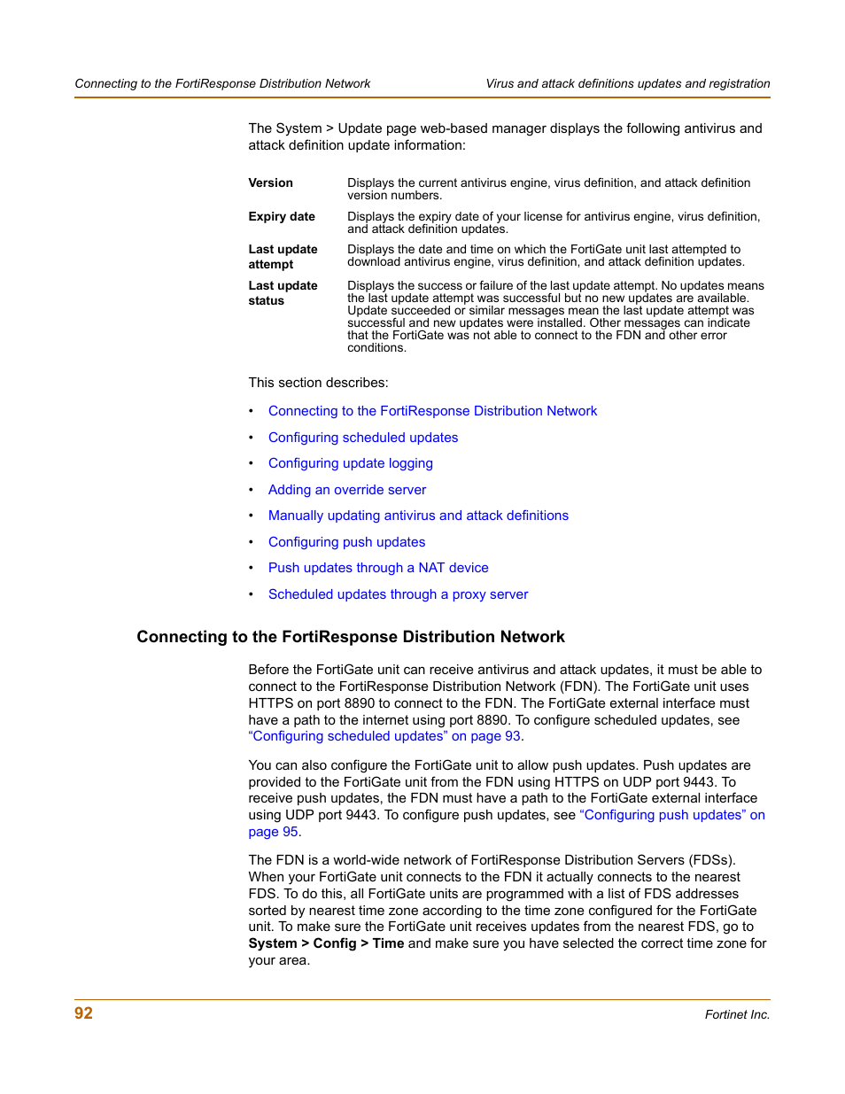 Fortinet FortiGate 100 User Manual | Page 92 / 272