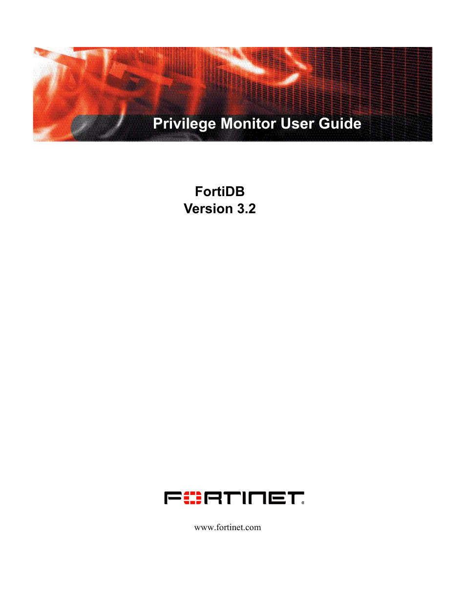 Fortinet FortiDB User Manual | 52 pages